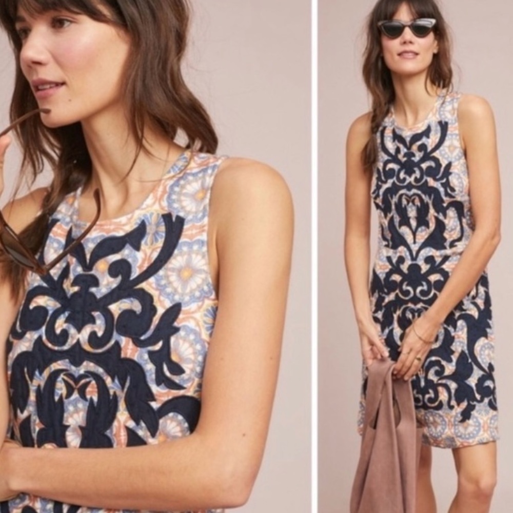 VANESSA VIRGINIA Owen Shift Dress - Anthropologie - Womens size 2